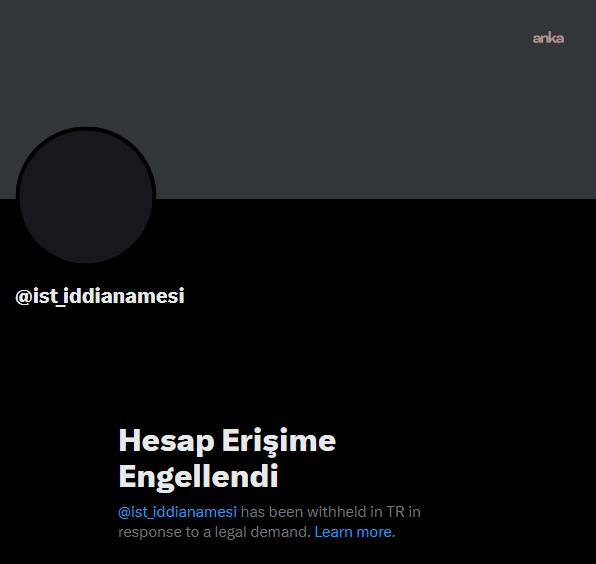 İBB iddianamesine ilişkin bilgilerin yer aldığı "X" hesabına erişim engeli getirildi
