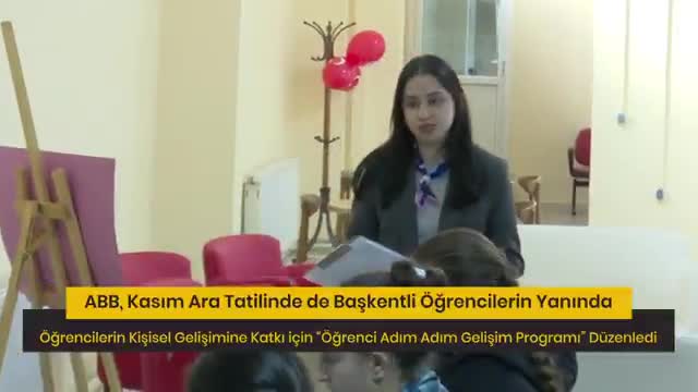 Ankara Büyükşehir Belediyesi, öğrencileri ara tatilde “Gelişim Programı”nda buluşturdu