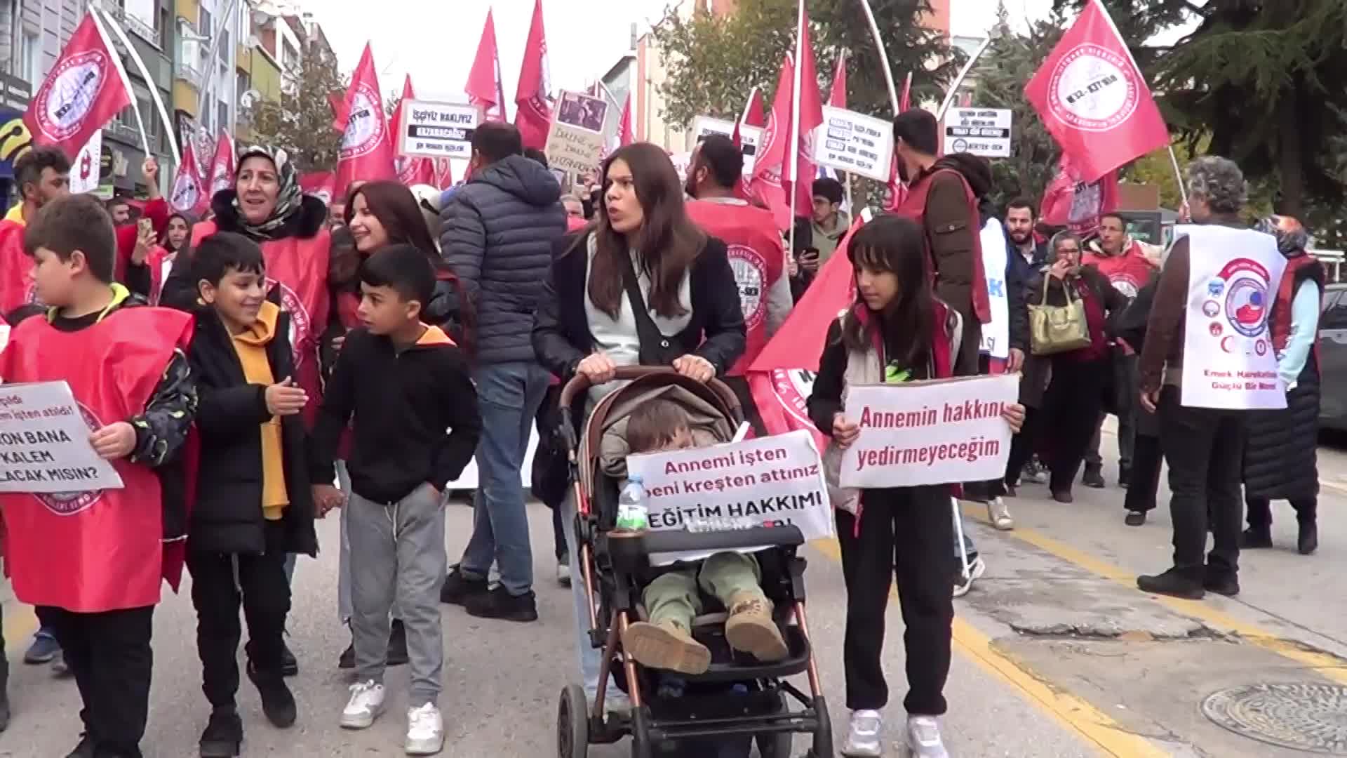 Şık Makas işçilerinden "Kod 22" protestosu