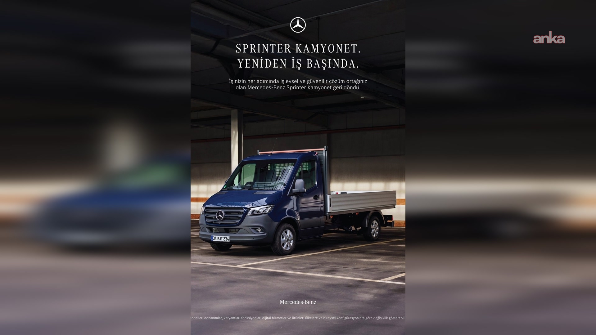 Mercedes-Benz Sprinter, kamyonet olarak yeniden Türkiye’de