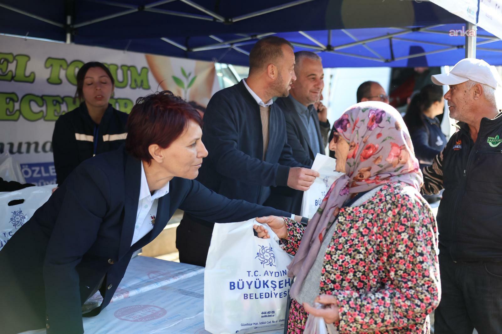 Aydın Büyükşehir Belediyesi'nden Koçarlı'da kışlık fide dağıtımı