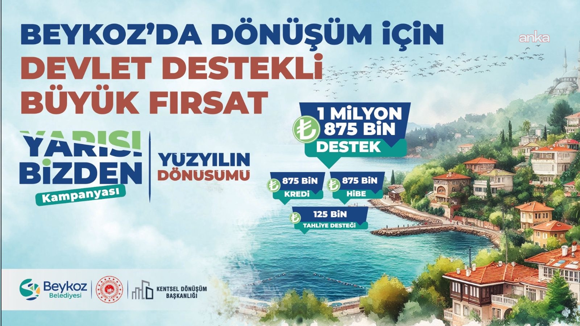 Beykoz’da kentsel dönüşüm çalışmaları hız kazanıyor