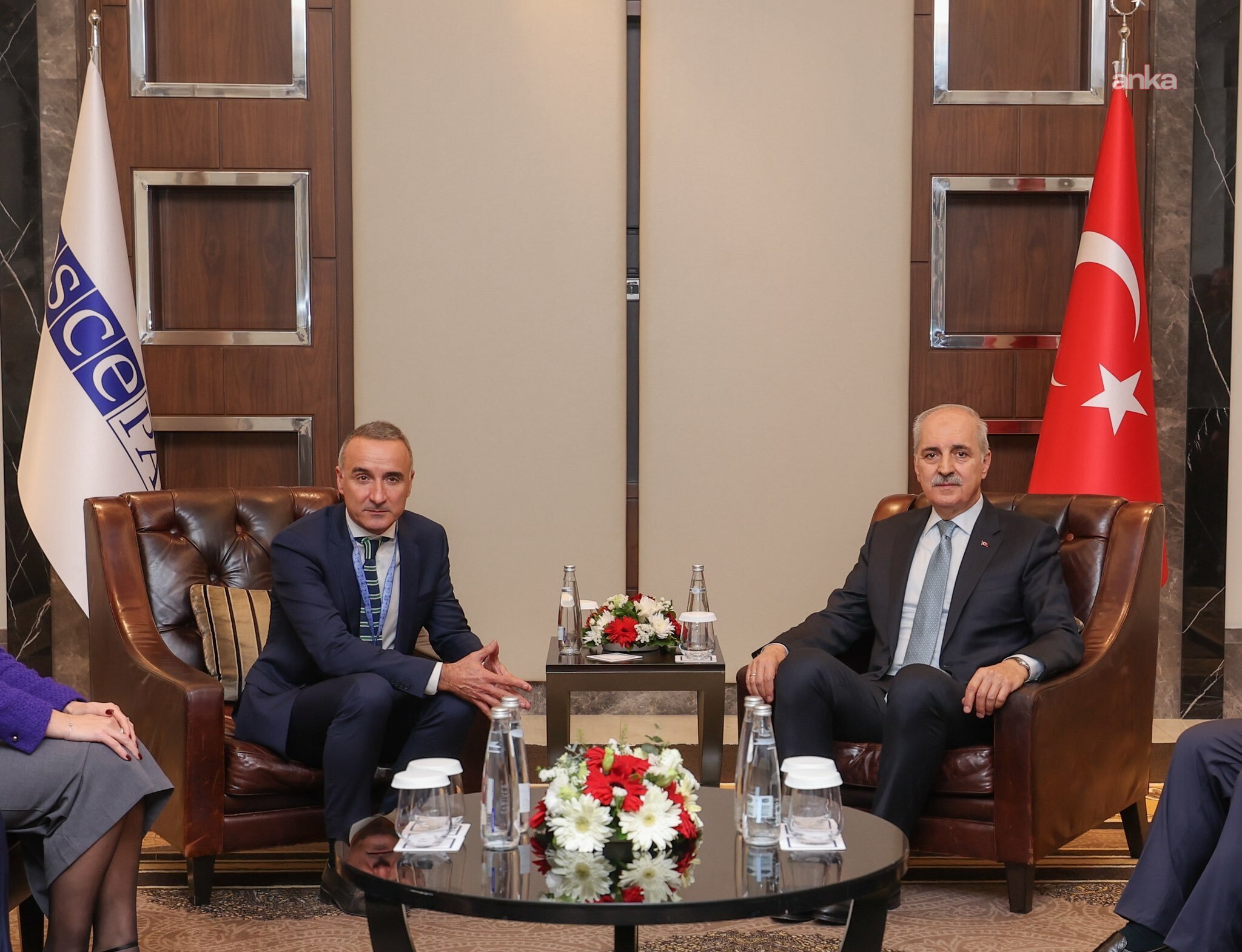 TBMM Başkanı Kurtulmuş, AGİT PA Başkanı Pons ile görüştü