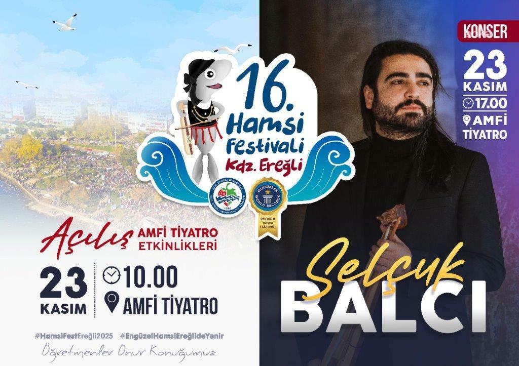 16. Hamsi Festivali, 23 Kasım'da Karadeniz Ereğli'de yapılacak