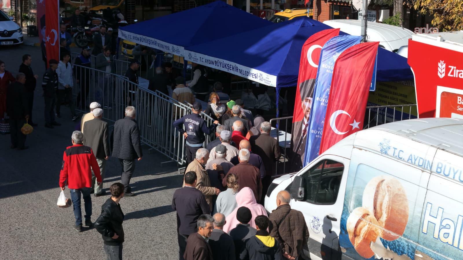 Aydın Büyükşehir Belediyesi'nin fide dağıtımları, Bozdoğan'da devam etti