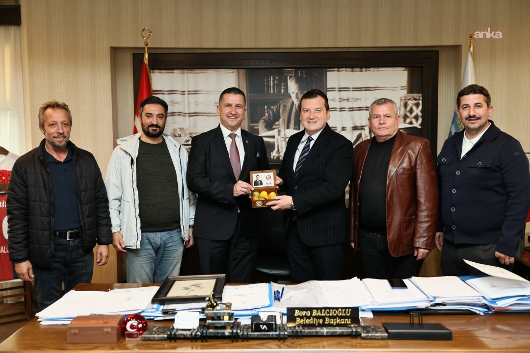 Silivri Belediye Başkanı Balcıoğlu, Lalapaşa Belediye Başkanı Geldi'yi ağırladı