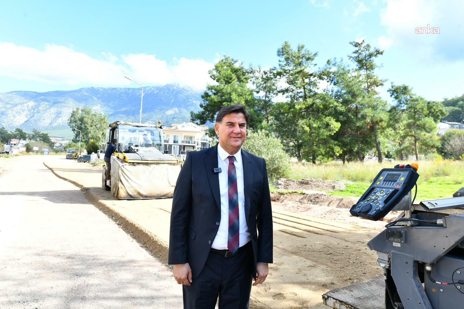 Fethiye Belediye Başkanı Karaca, Ölüdeniz Yol Projesi’nde devam eden çalışmaları inceledi