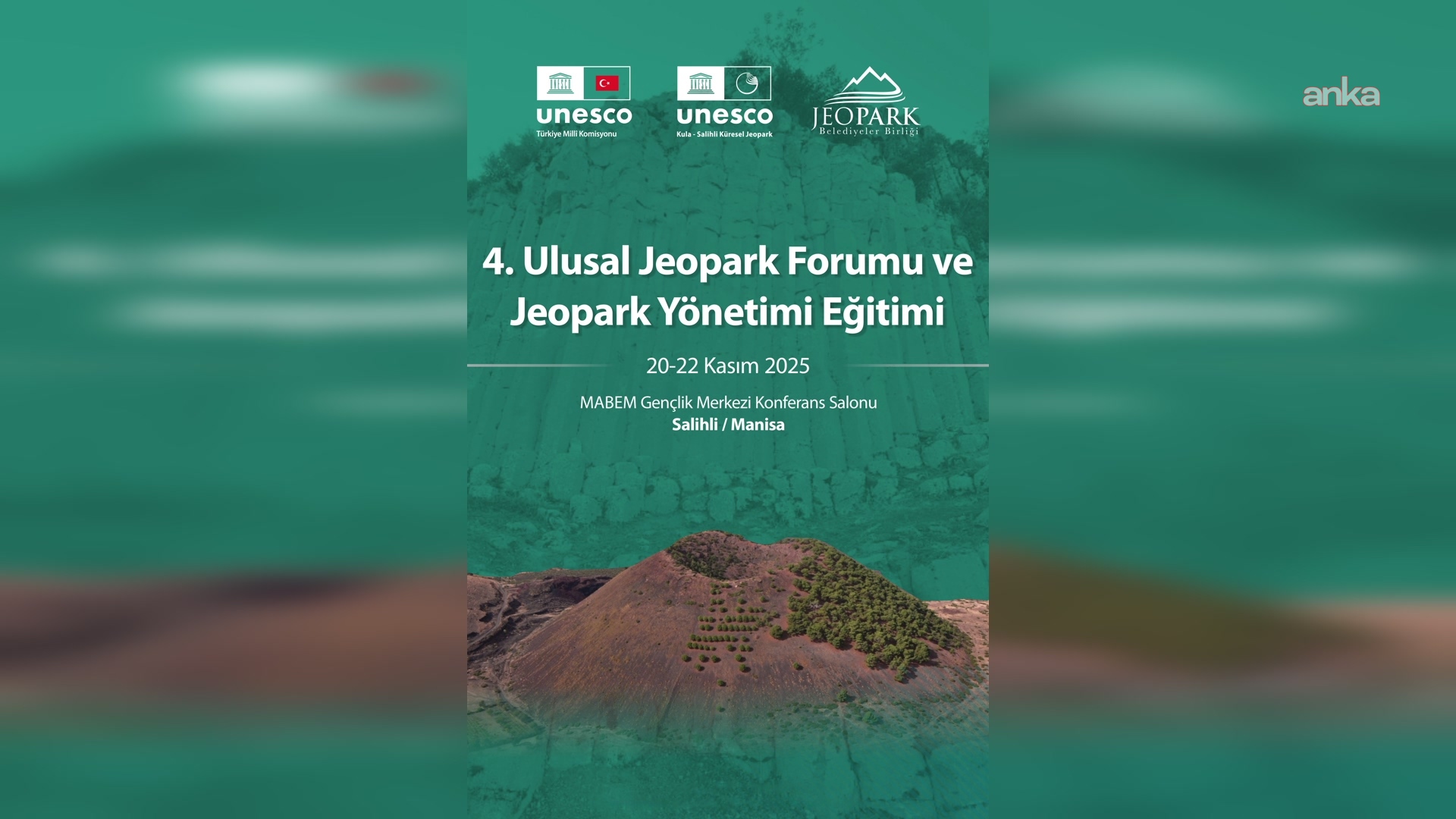 4. Ulusal Jeopark Forumu, jeopark uzmanlarını Manisa’da buluşturacak