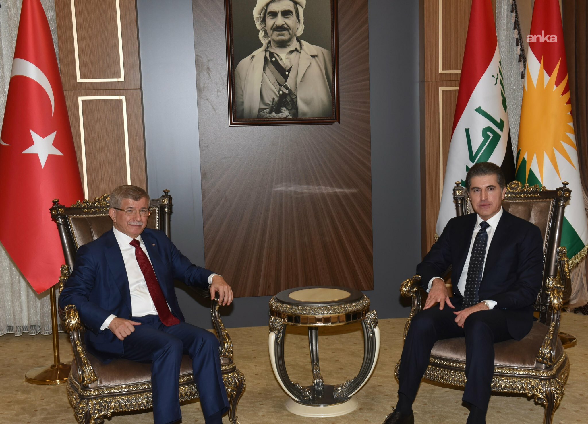 Ahmet Davutoğlu, Neçirvan Barzani ile bölgesel gelişmeleri ele aldı