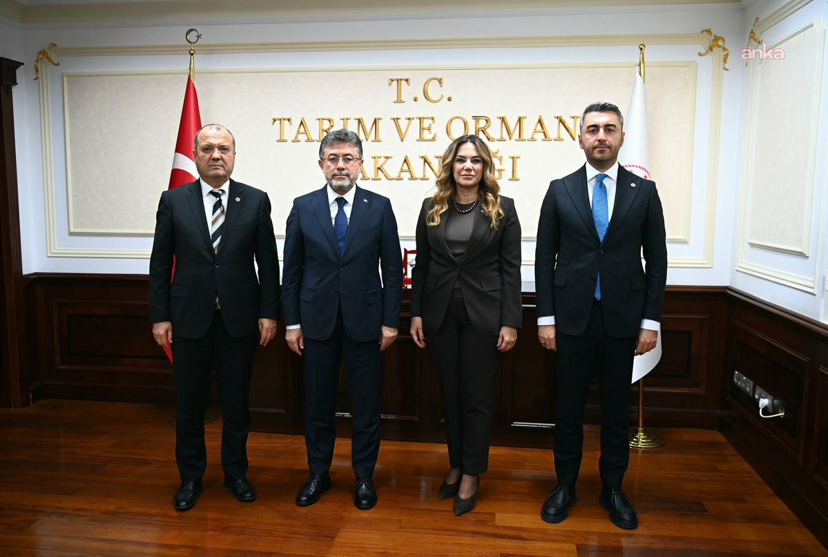 Tekirdağ Belediye Başkanı Candan Yüceer, Tarım ve Orman Bakanı İbrahim Yumaklı’yı ziyaret etti
