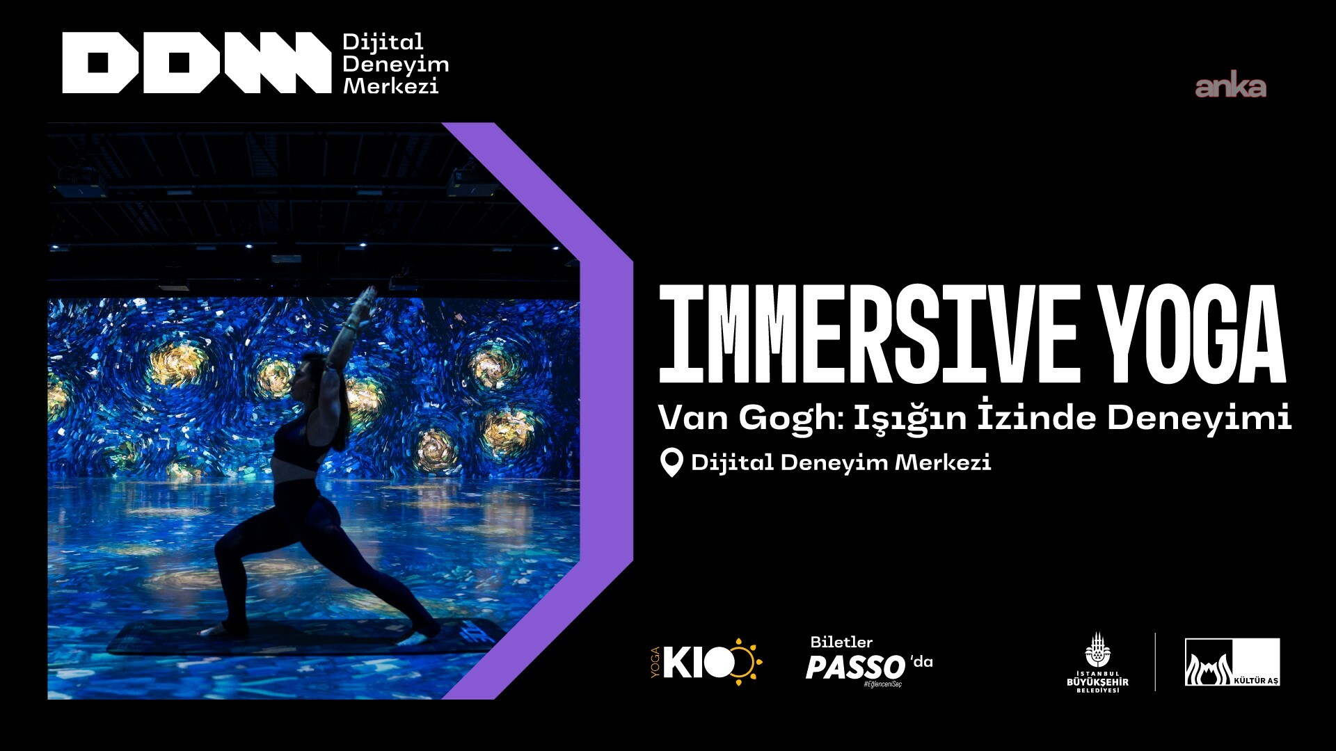 Immersive Yoga, Van Gogh deneyimiyle Dijital Deneyim Merkezi’nde yeniden başlıyor