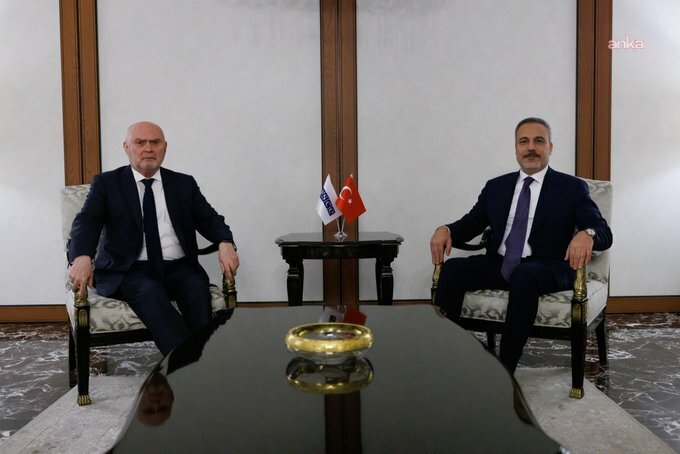 Dışişleri Bakanı Fidan, AGİT Genel Sekreteri Sinirlioğlu ile görüştü