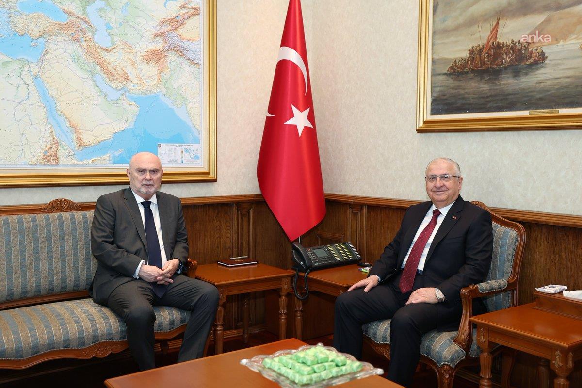 Bakan Güler, AGİT Genel Sekreteri Sinirlioğlu'nu kabul etti