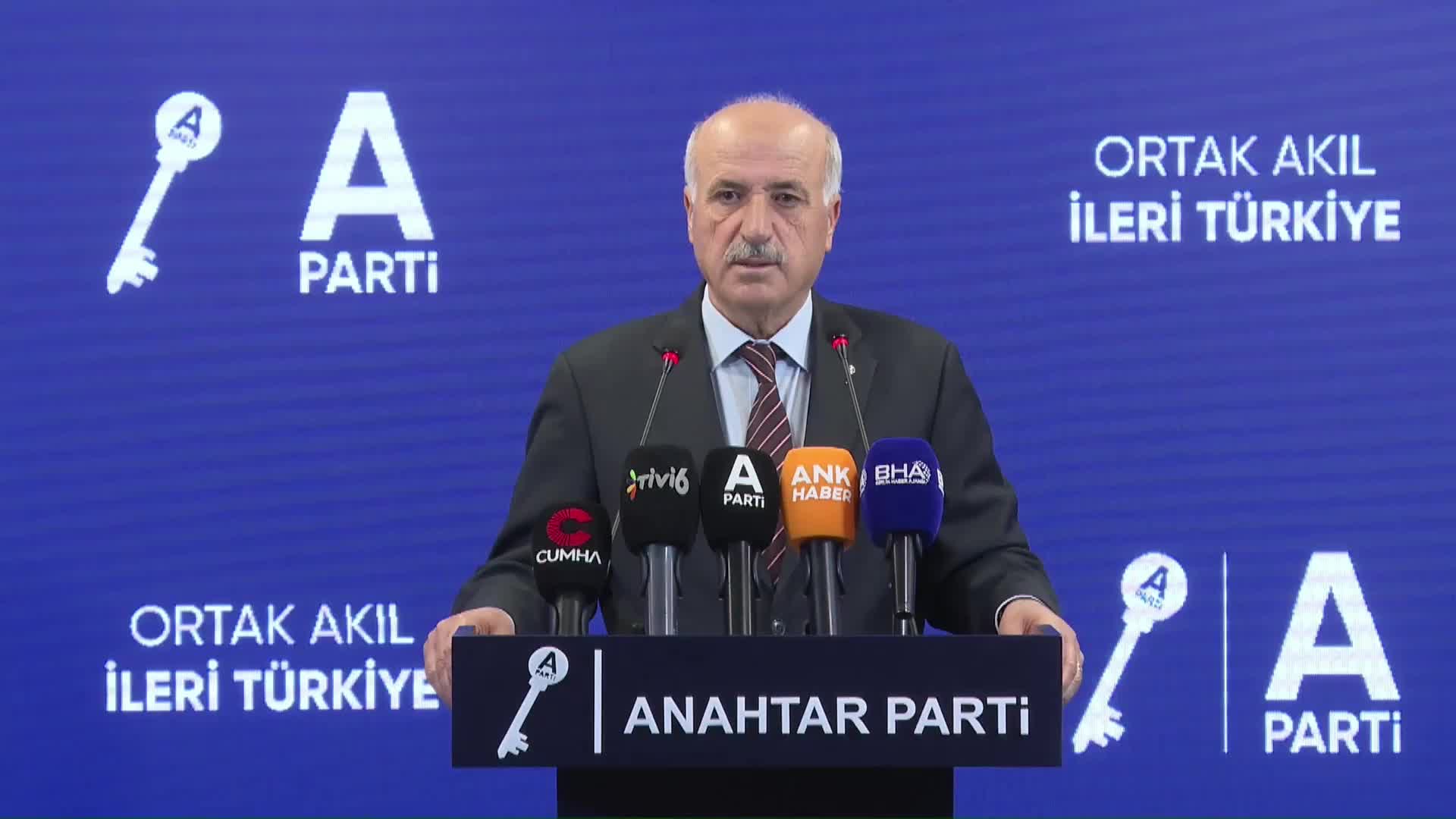 Anahtar Parti Sözcüsü Fuat Geçen: "Sürece ilişkin bizim muhatabımız direkt Adalet ve Kalkınma Partisi ile hükümetidir"