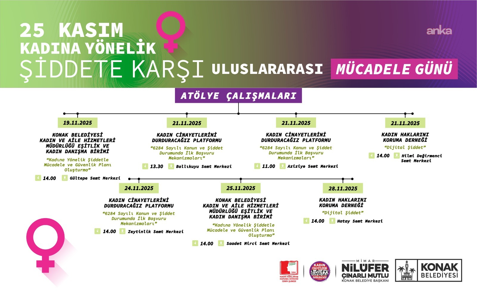 Konaklı kadınlar şiddete karşı dayanışmayla güçleniyor