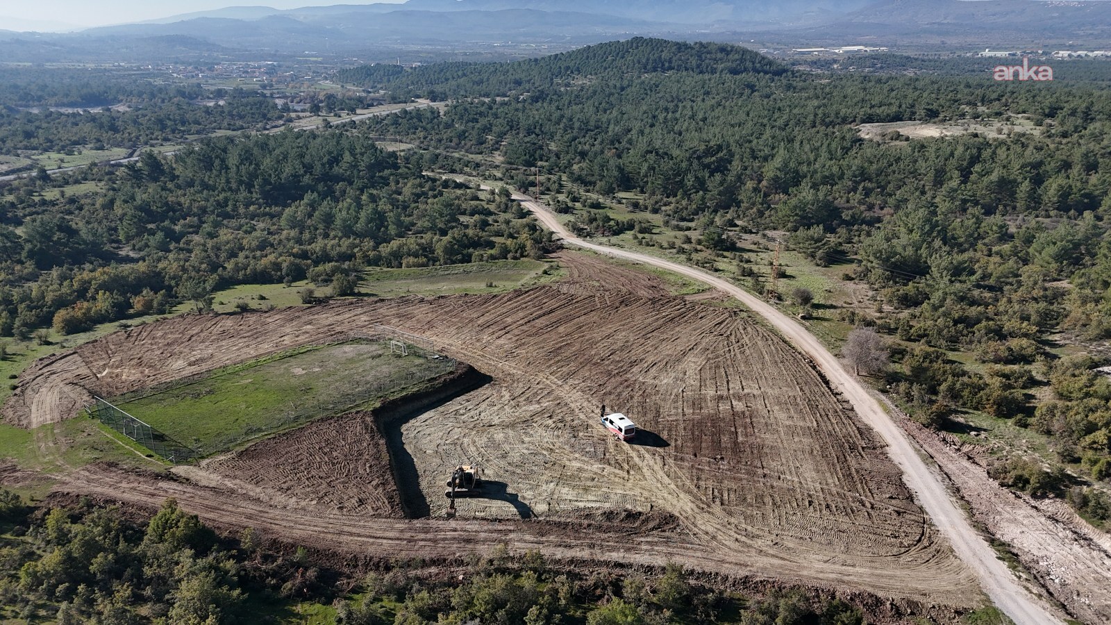 Yunusemre Belediyesi’nden Yuntdağı’na ekonomik ve hızlı hizmet için yeni şantiye