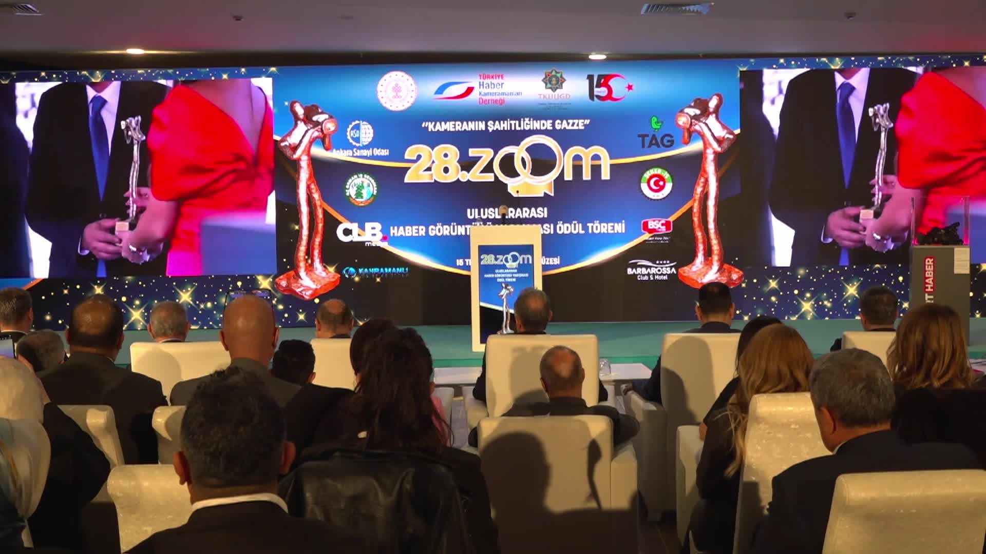 28. Zoom Uluslararası Haber Görüntüleri Yarışması'nda ANKA Haber Ajansı'na ödül verildi