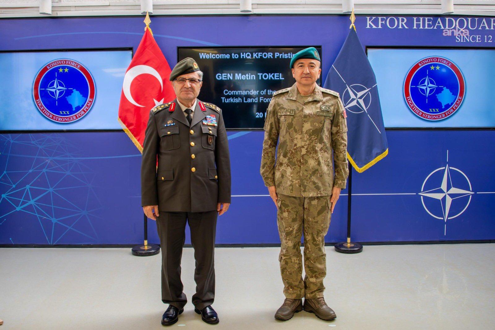 Kara Kuvvetleri Komutanı Orgeneral Tokel, Priştine'de çeşitli temaslarda bulundu