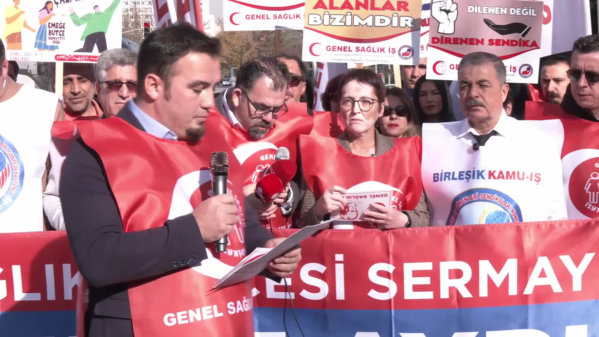 Genel Sağlık-İş Sendikası: "Halkın sağlığı rant düzenine teslim edilemez, edilmeyecek, ettirmeyeceğiz"