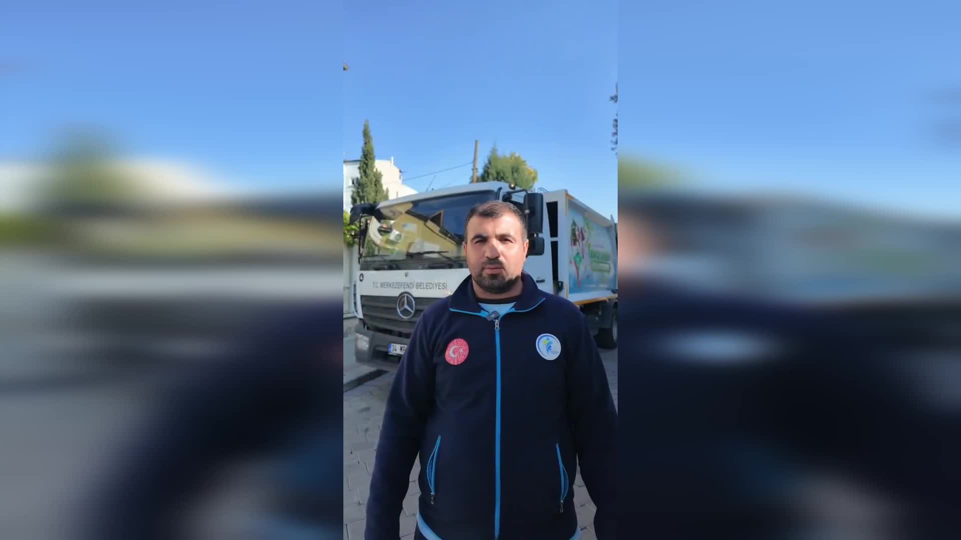 Merkezefendi Belediyesi'nden çöp araçlarına koku önleyici sistem