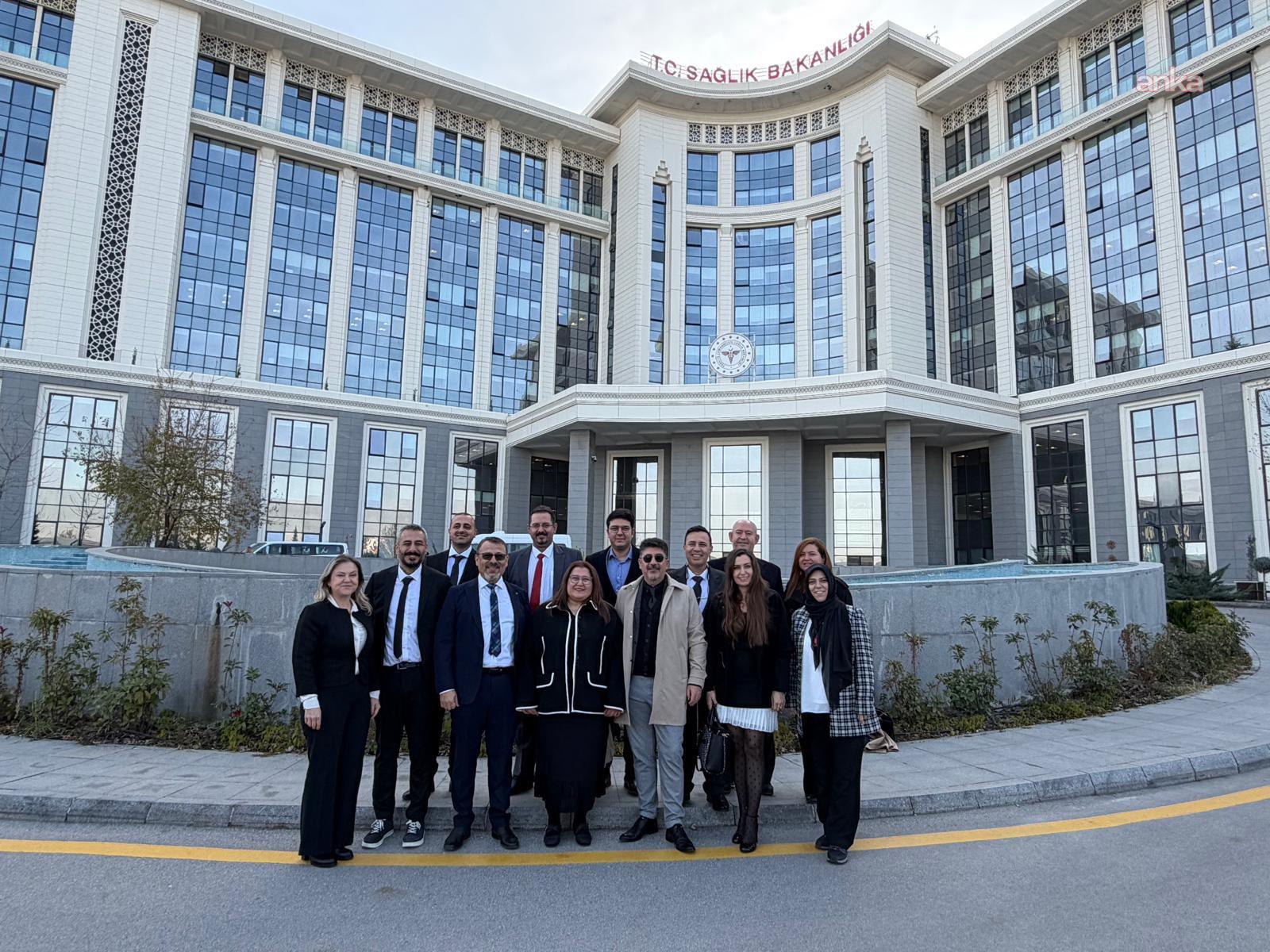 Hekim Birliği Sendikası, hekimlerin taleplerini aktarmak için Sağlık Bakanlığı'nı ziyaret etti