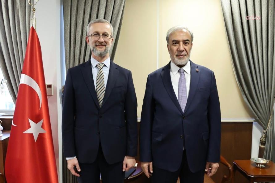 Dışişleri Bakan Yardımcısı Kulaklıkaya, Ukrayna'nın Ankara Büyükelçisi Celal'i kabul etti