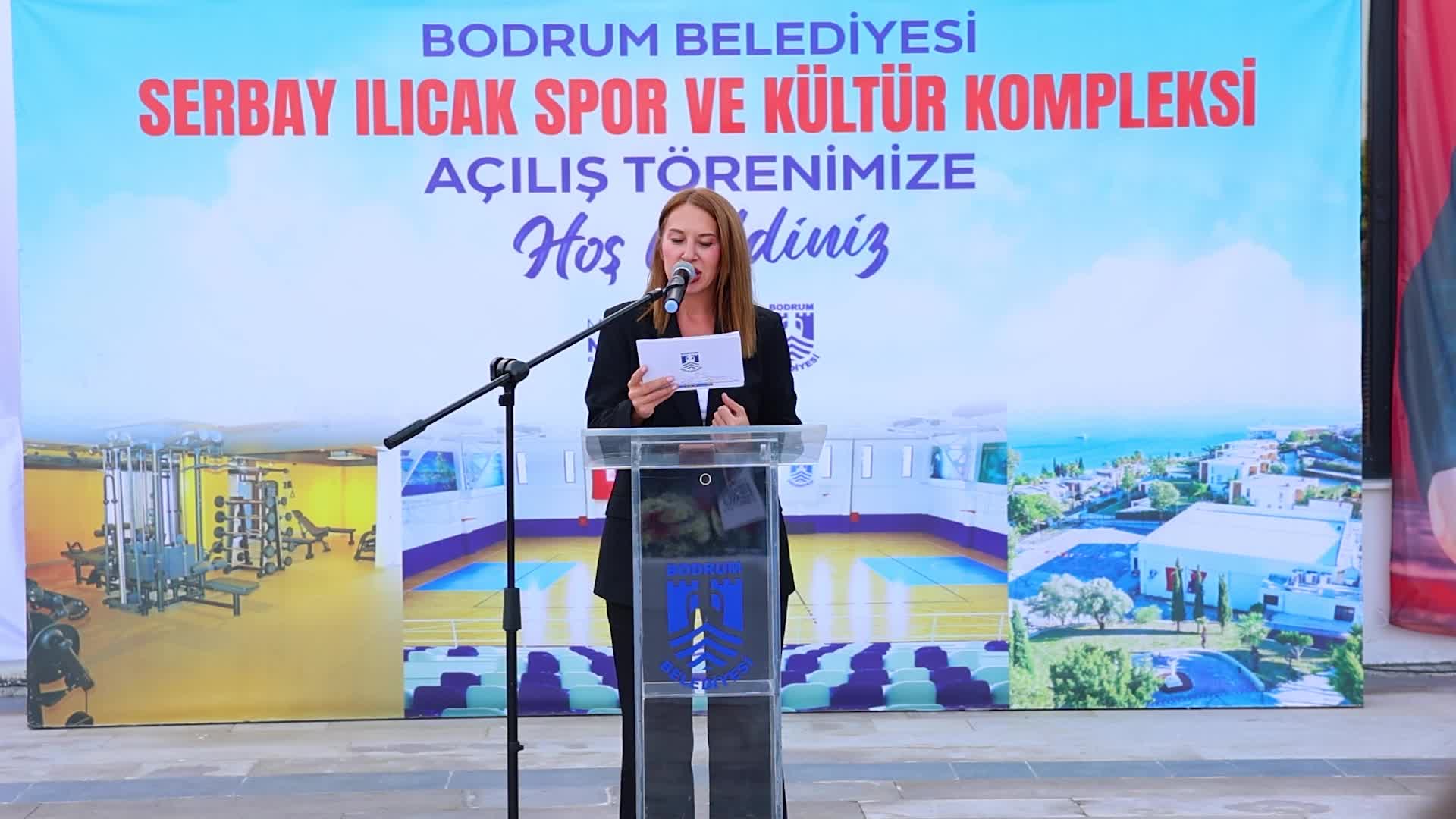 Bodrum Belediyesi, Serbay Ilıcak Kültür ve Spor Kompleksi’ni hizmete açtı