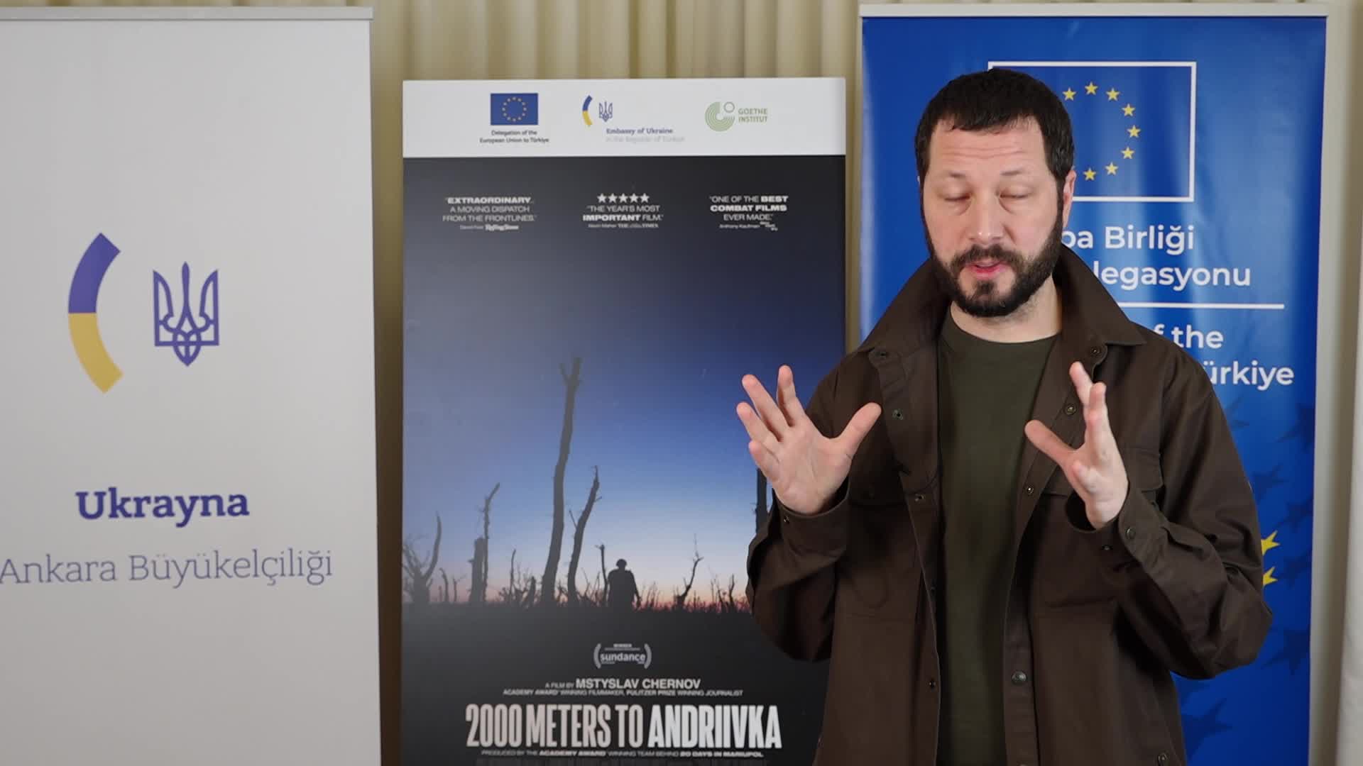 Ukraynalı yönetmen Chernov: Ukrayna için adalet olmasını diliyorum