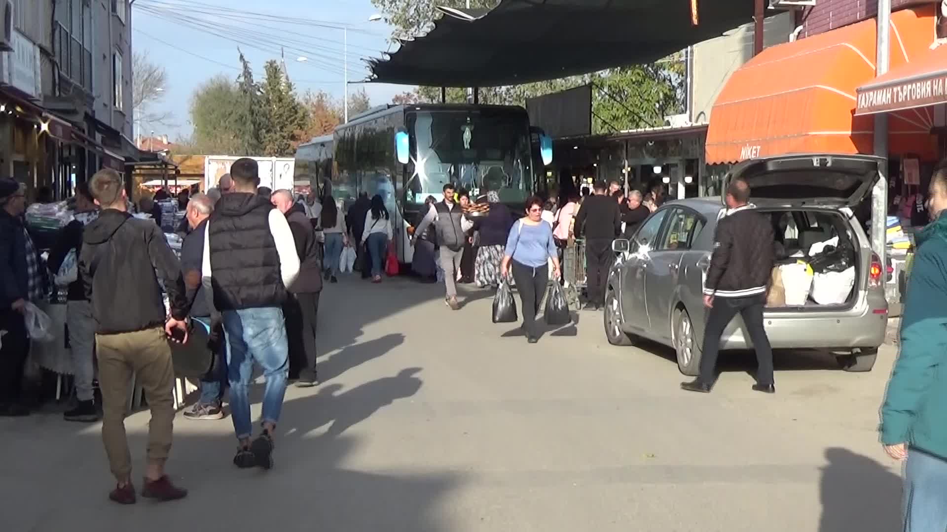 Edirne'de Bulgar turistlerin alışveriş yoğunluğu