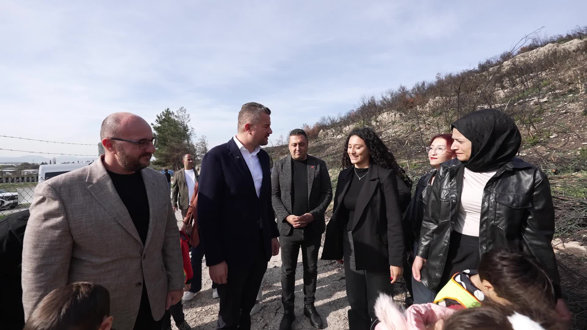 Bucalı minik ellerden yanan alanlara umut tohumları
