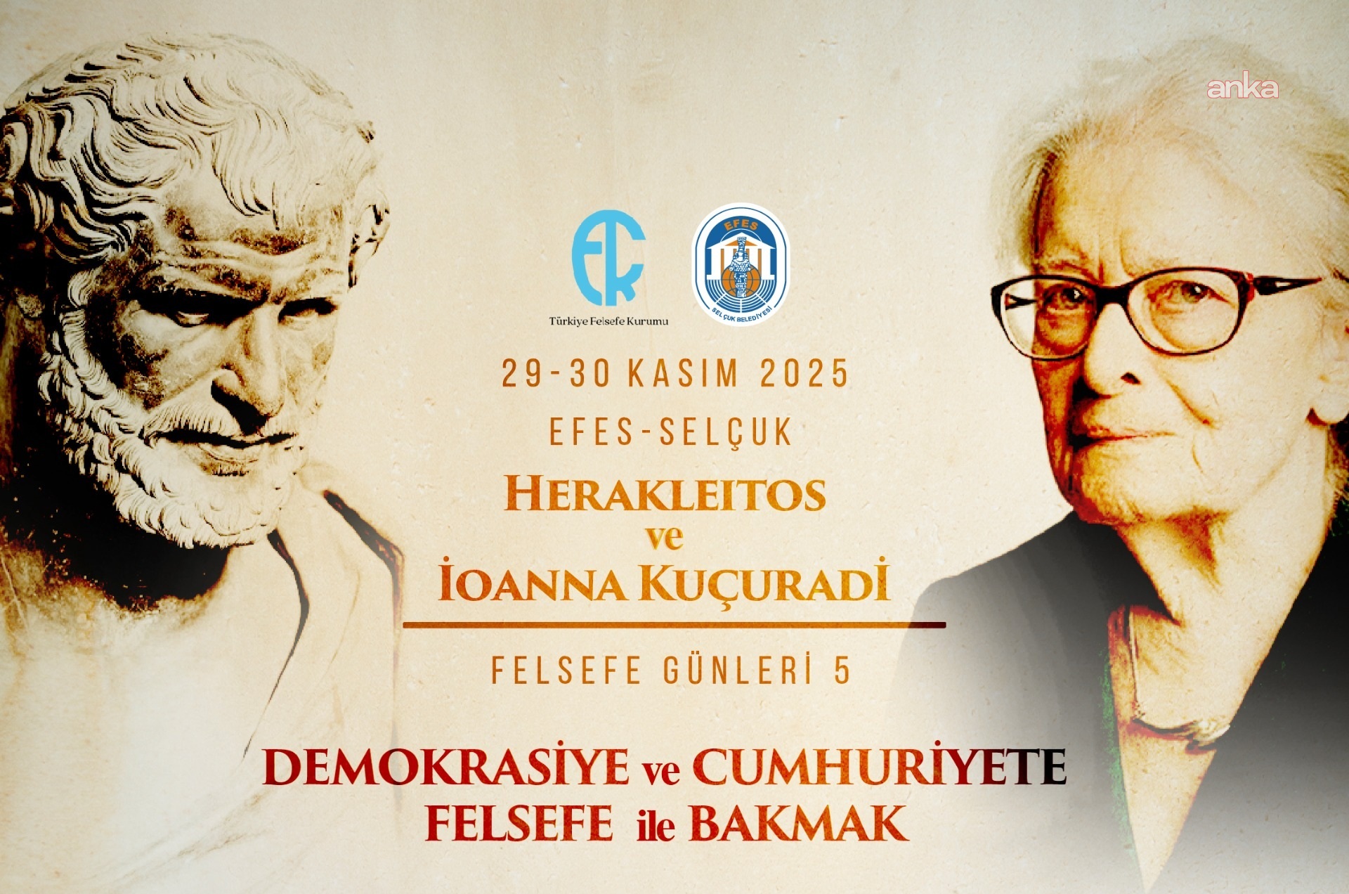 Herakleitos ve İoanna Kuçuradi Felsefe Günleri felsefe severlerle buluşacak