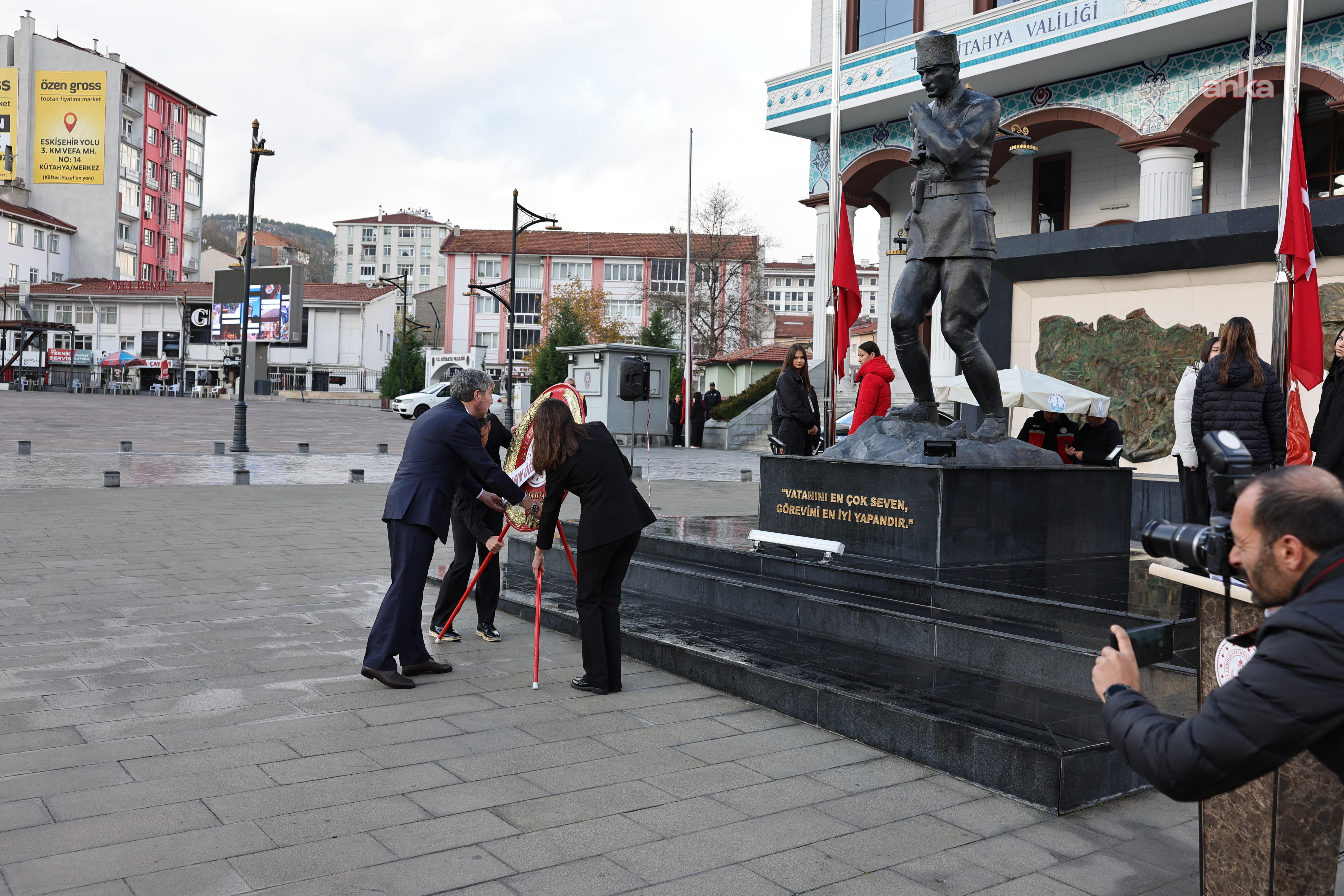 Kütahya’da 24 Kasım Öğretmenler Günü'nde çelenk töreni