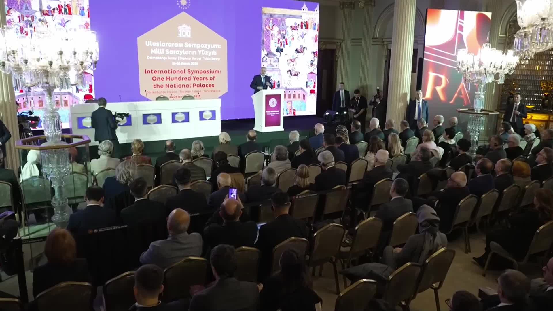 Milli Sarayların Yüzyılı Sempozyumu... TBMM Başkanı Kurtulmuş: “Bugün savaşlarla kaybedilen en önemli varlıklarımızdan birisi de dünyanın kültür mirası"