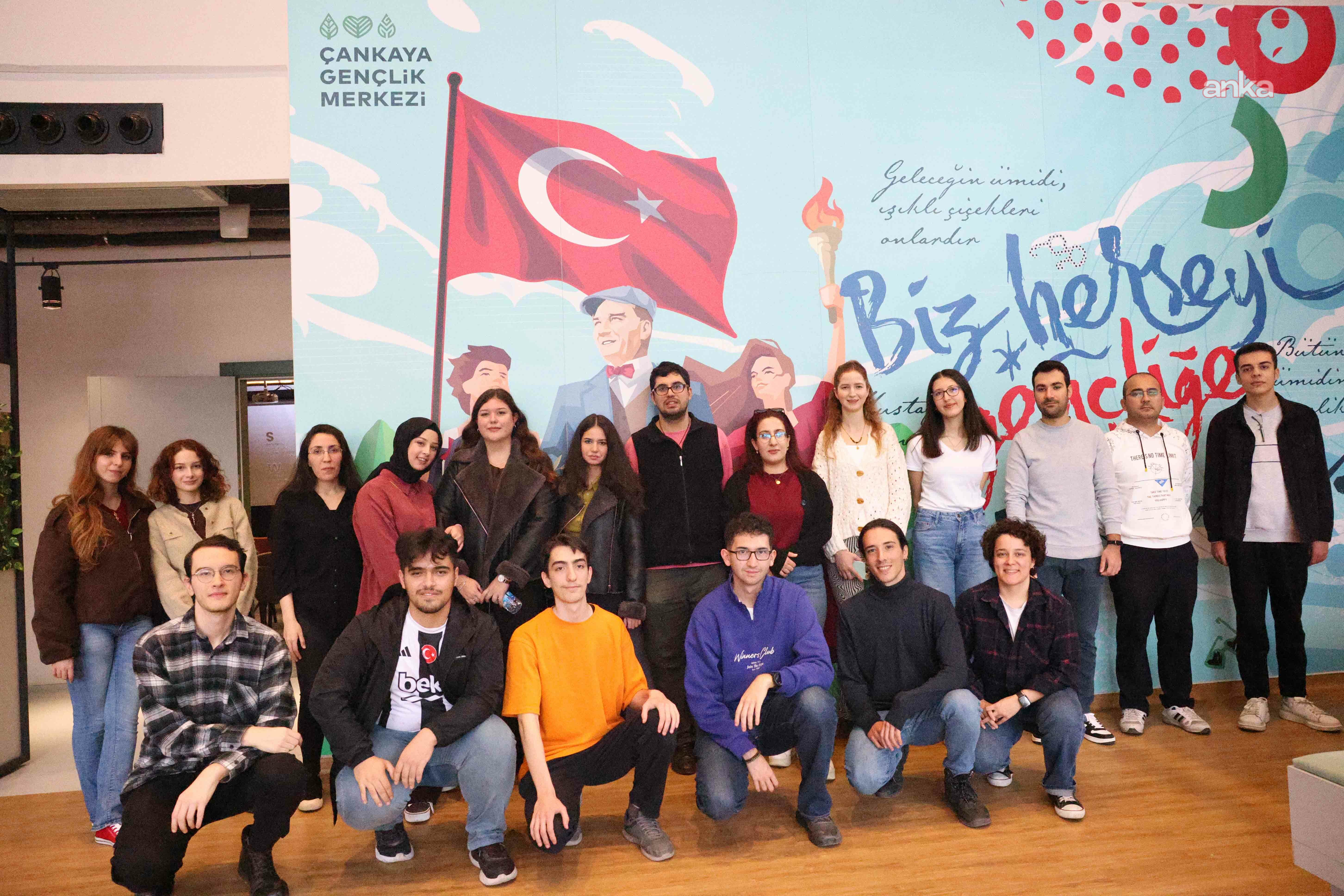 Çankaya Gençlik Merkezi'nde gençler, verimli bir hafta sonu geçirdi