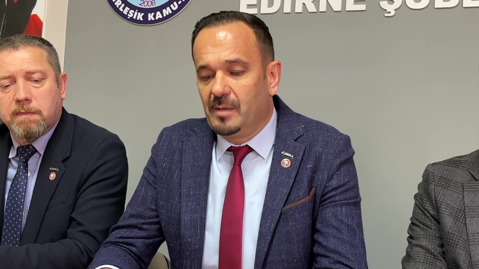 24 Kasım Öğretmenler Günü... Eğitim-İş Edirne Şube Başkanı Zobar: "Meslek onurumuzu geri istiyoruz"
