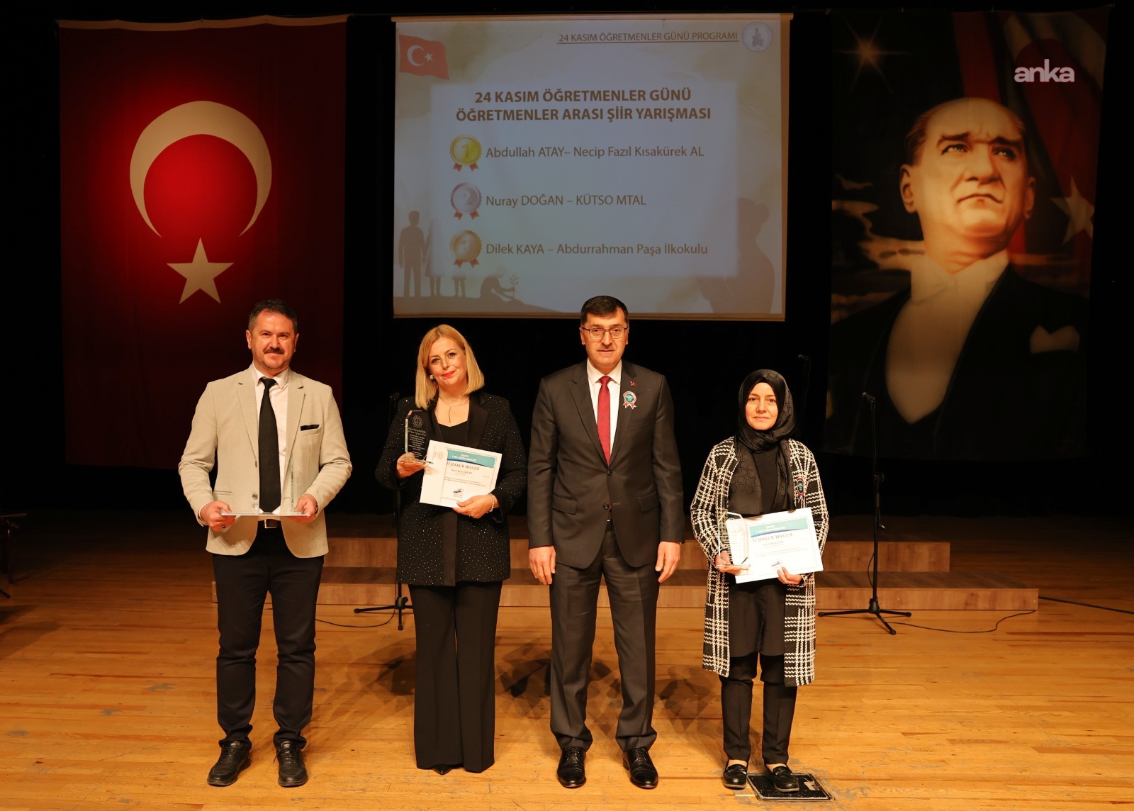 Kütahya Belediye Başkanı Eyüp Kahveci, Öğretmenler Günü kutlama programına katıldı