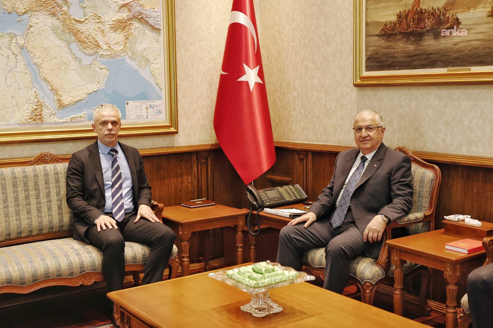 Milli Savunma Bakanı Güler, KKTC Ankara Büyükelçisi Korukoğlu'nu kabul etti