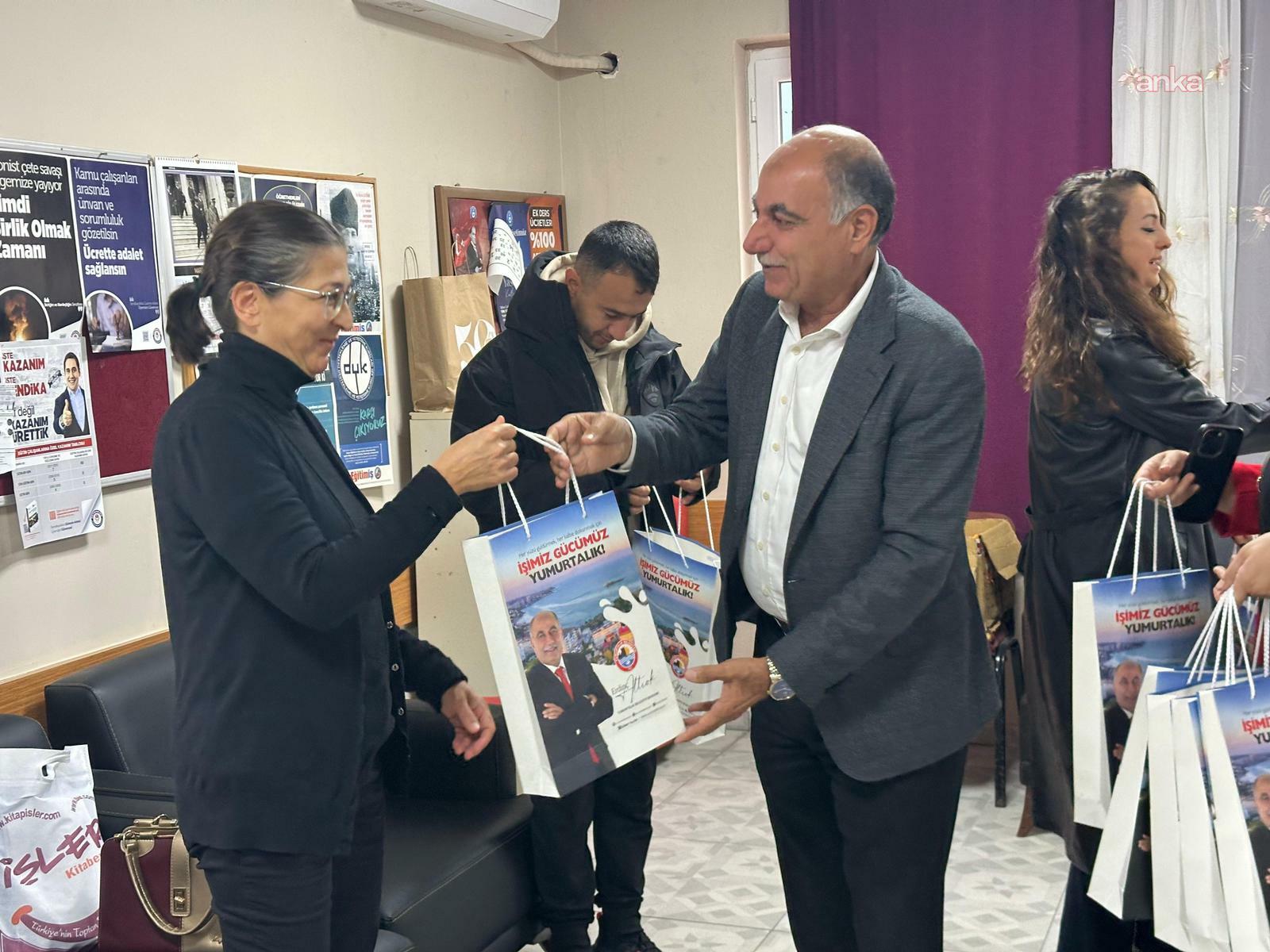 Yumurtalık Belediye Başkanı Altıok'tan Öğretmenler Günü ziyaretleri