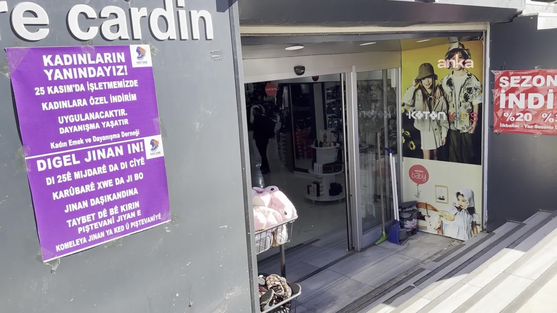 Şemdinli'de esnaftan kadınlara 25 Kasım'da indirimli satış