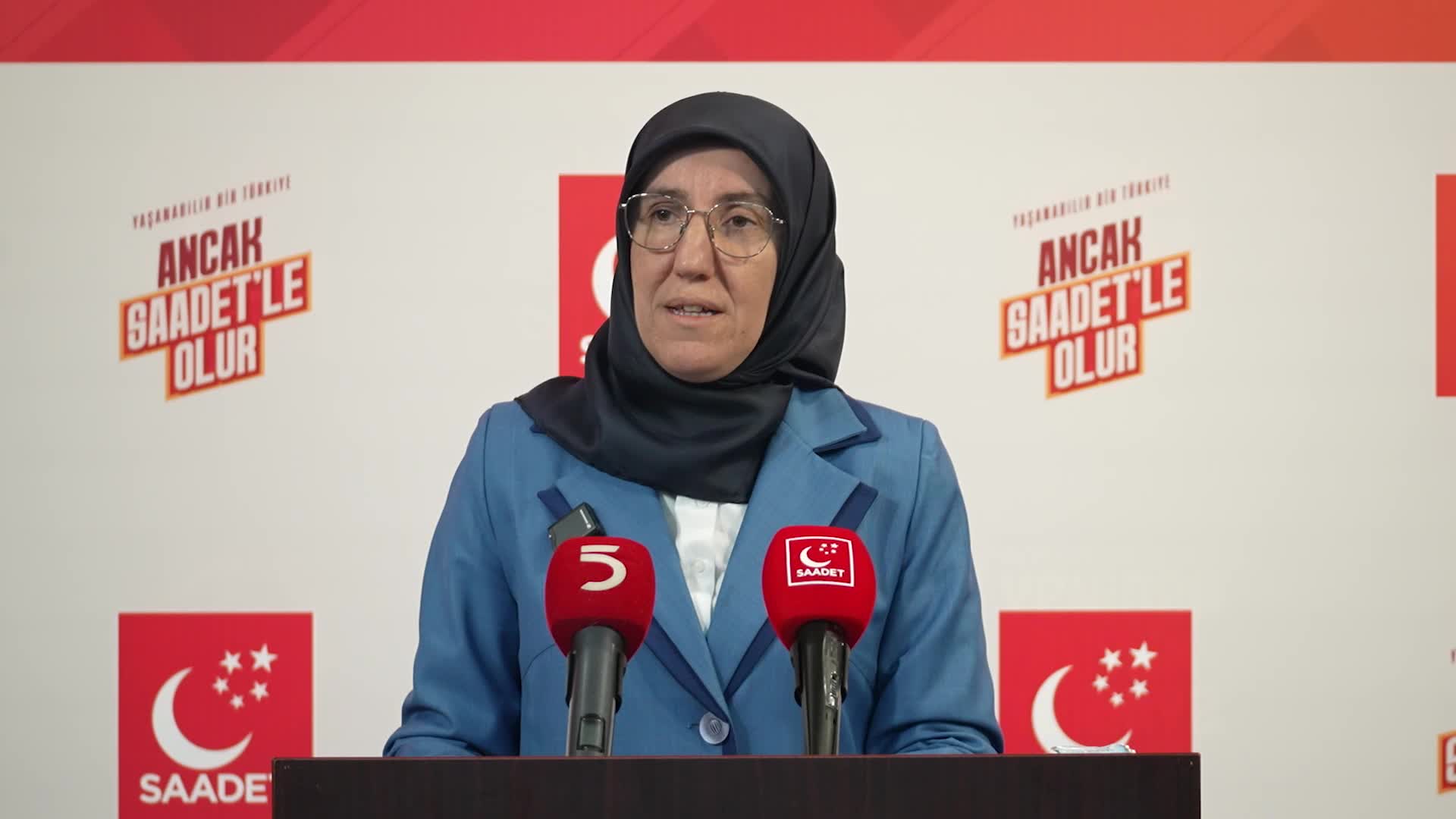 Saadet Partisi Kadın Kolları Başkanı Nurgül Beytiye Ekinci: Artık hamasi cümleler değil, kadın hakları ve kadına karşı şiddet konusunda somut adımlar atılmasını istiyoruz