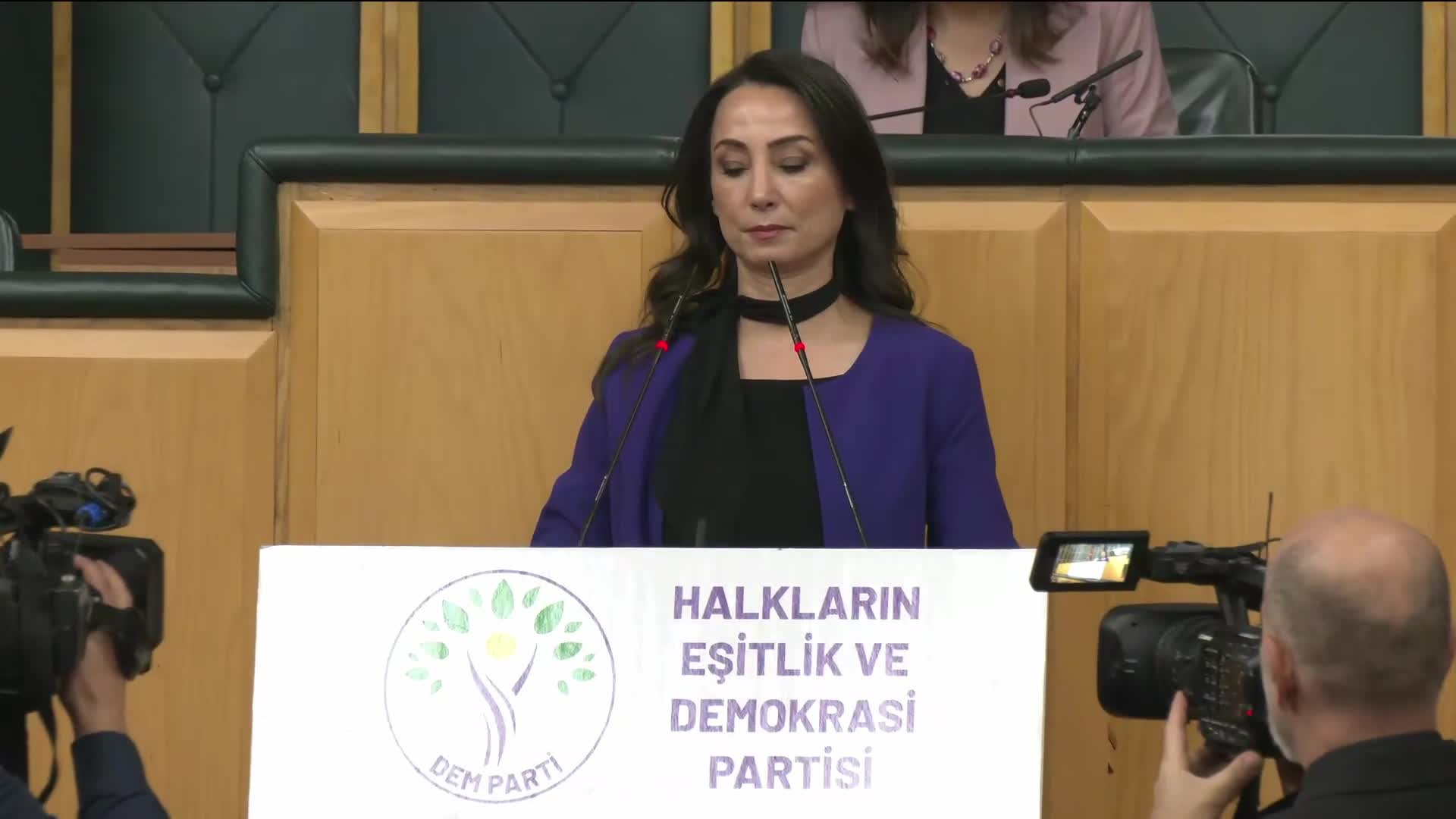 DEM Parti Grup Toplantısı... Hatimoğulları: "Sürecin başarıya ulaşmasının yolu iktidar ve muhalefetin süreci tam ve cesurca sahiplenmesiyle mümkündür"