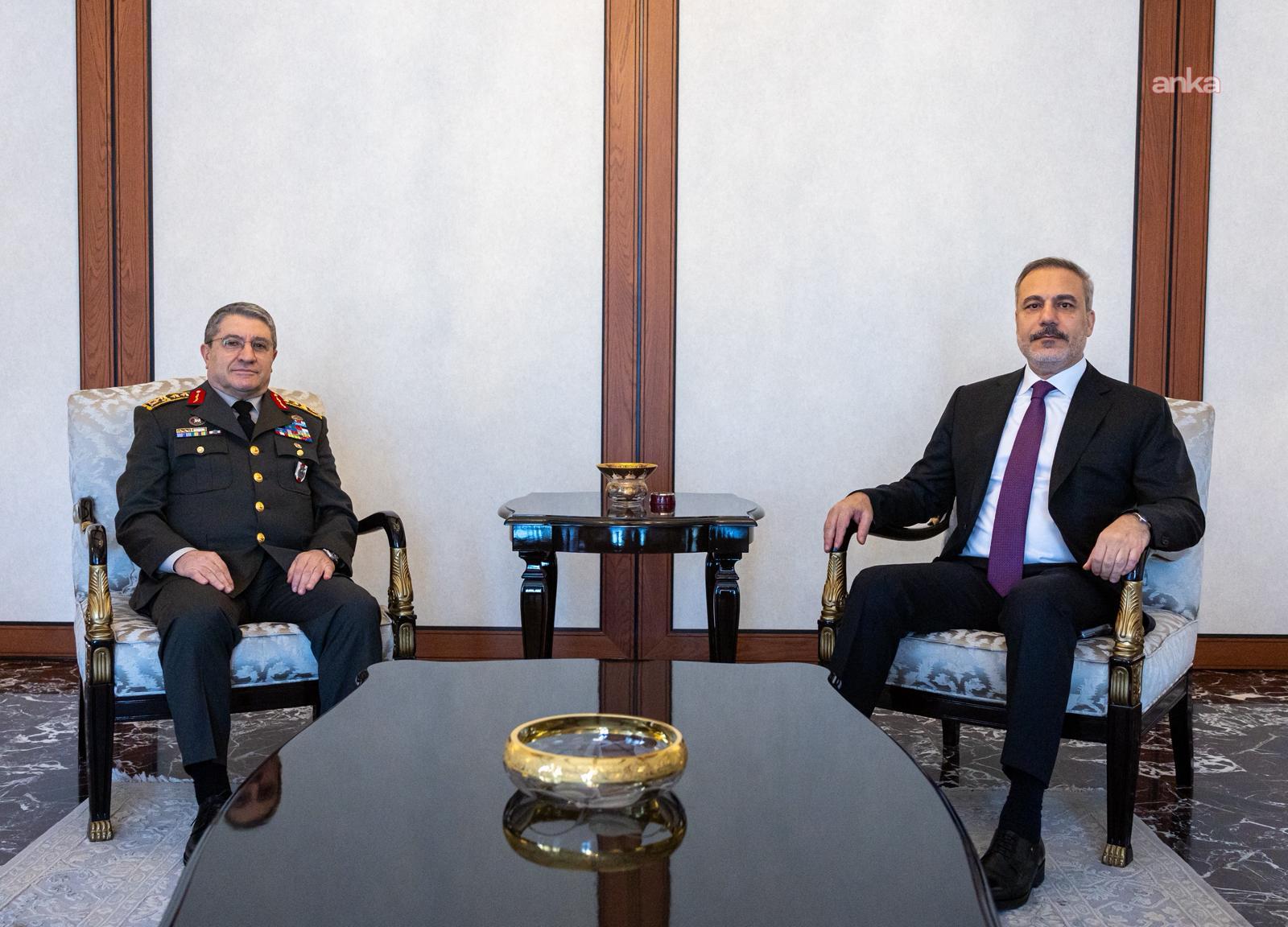 Bakan Fidan, Genelkurmay Başkanı Bayraktaroğlu'nu kabul etti