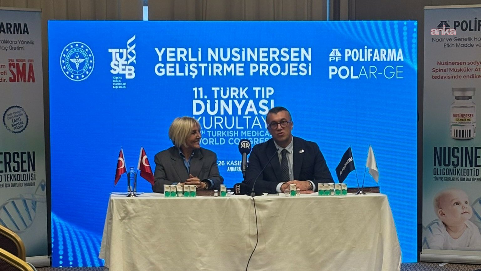 11'nci Tıp Dünyası Kurultayı'nda TÜSEB ve Özel Sektör Temsilcileri arasında iş birliği protokolleri imzalandı: SMA ilacının yerli üretimi Türkiye’de yapılacak
