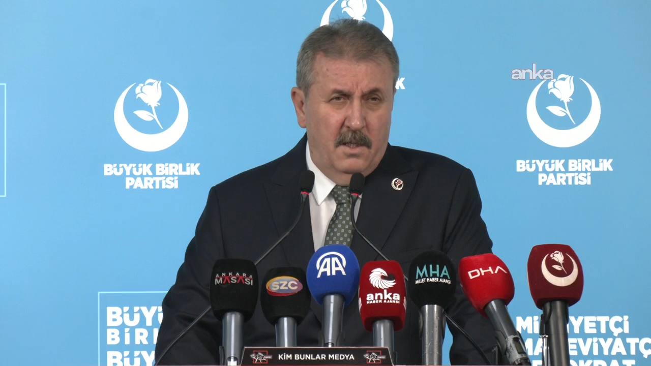 BBP Genel Başkanı Destici: "Teröristin başı ezilerek terör yok edilir"
