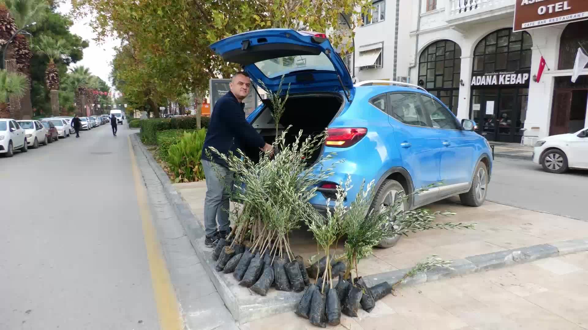 Manisa'da 1 kilo atık pil getirene, zeytin fidanı hediye
