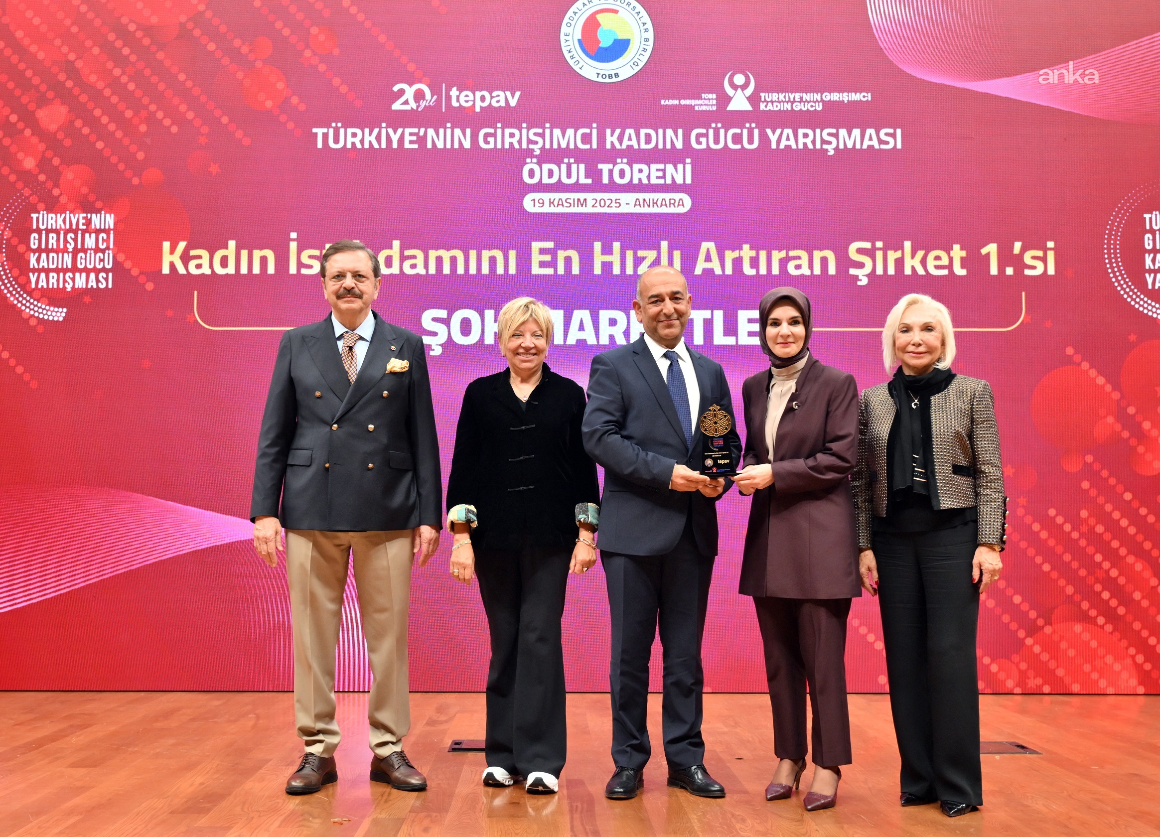 ŞOK Marketler’e “Kadın İstihdamını En Hızlı Artıran Şirket” Ödülü