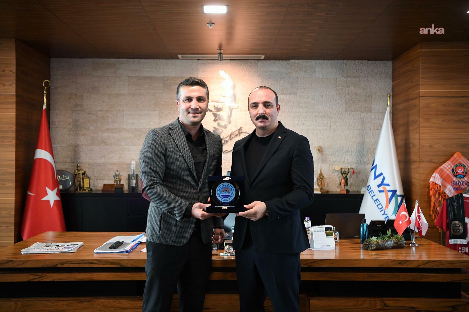 Konyaaltı Belediye Başkanı Kotan, ulaşım esnafıyla buluştu