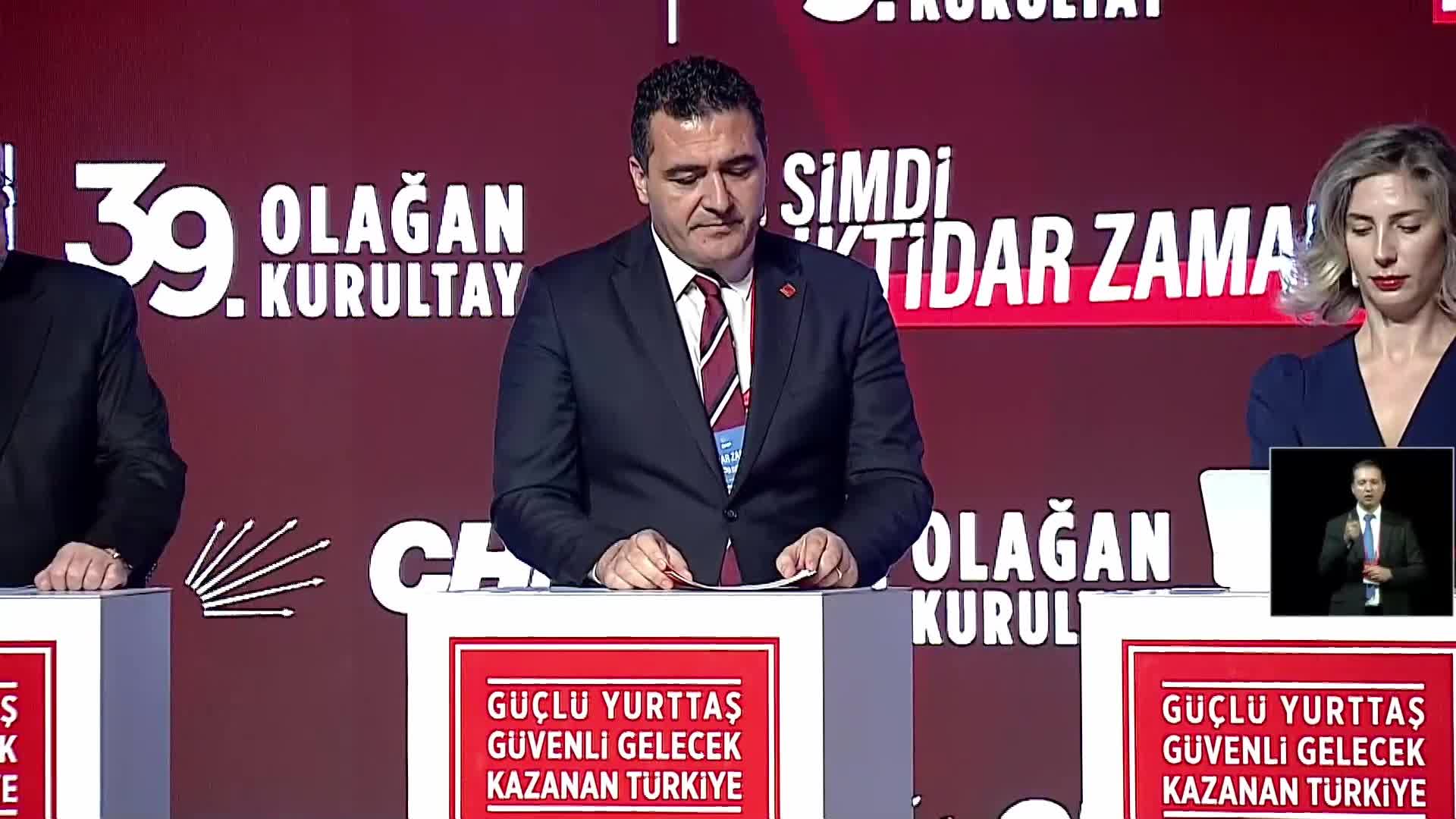 CHP’nin 39’uncu Olağan Kurultayı… Ulaş Karasu: "Rantın, talanın, doğanın katili Kanal İstanbul’a izin vermeyeceğiz"