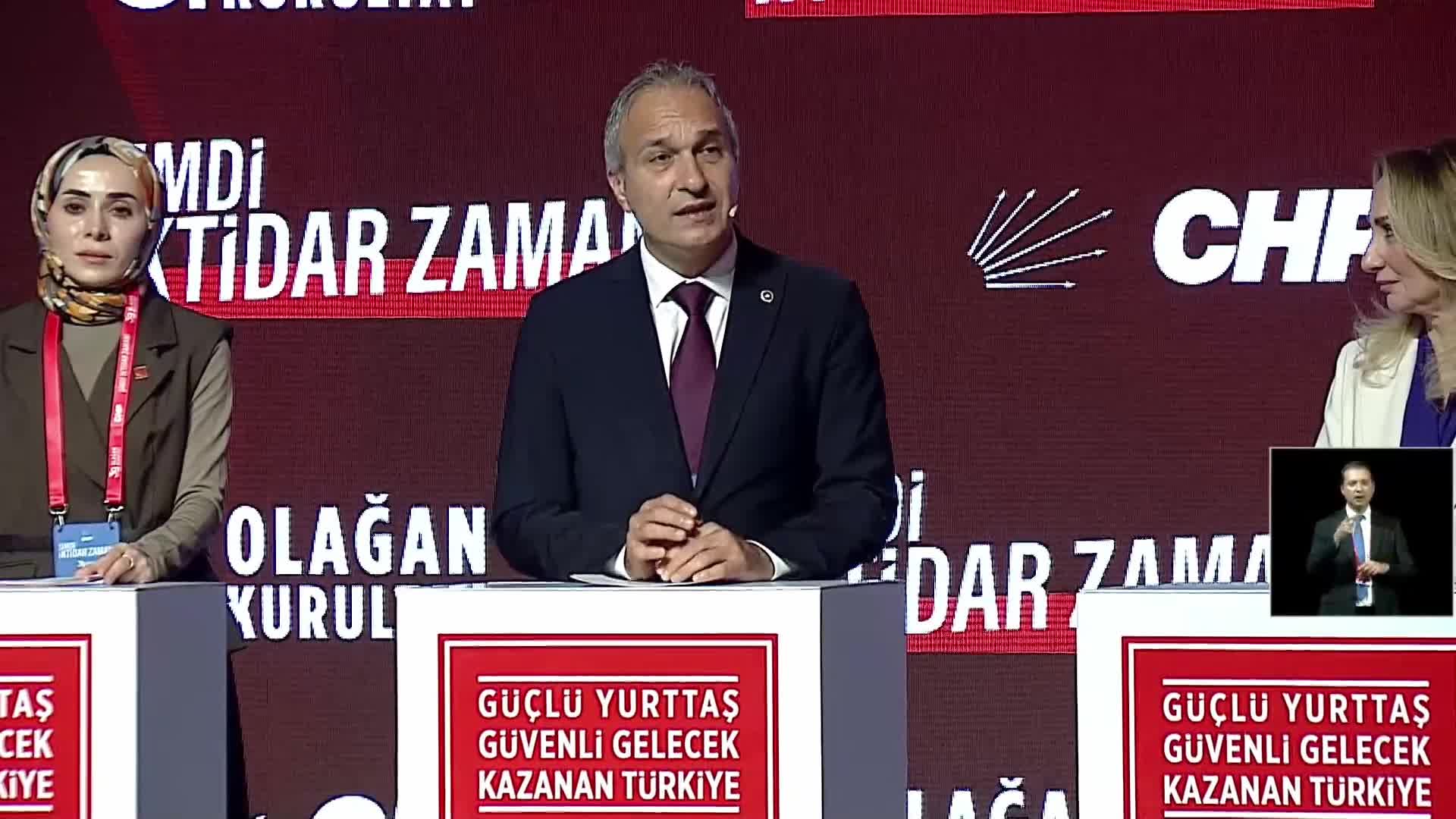 CHP’nin 39’uncu Olağan Kurultayı… Suat Özçağdaş: "Nitelikli, bilimsel, laik, kamusal, parasız, eşit erişilebilir ve kapsayıcı bir eğitim sistemi kuracağız"