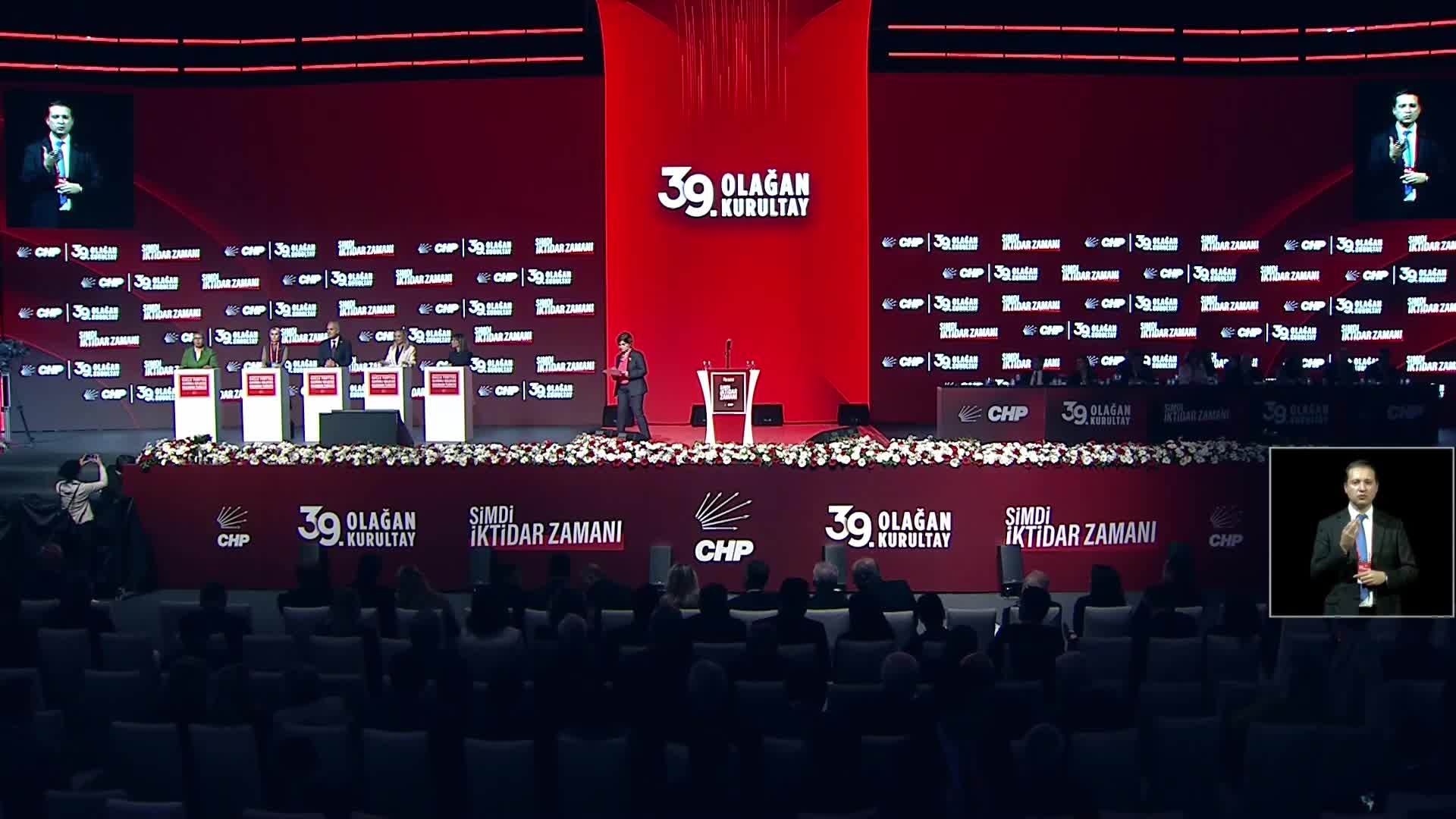 CHP’nin 39’uncu Olağan Kurultayı…  Zeliha Aksaz Şahbaz: Hastaneler eve en yakın sağlık hizmeti anlayışıyla planlanacak